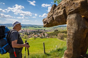 LA BETE DU GEVAUDAN, (43), HAUTE LOIRE, REGION AUVERGNE RHONE ALPES, FRANCE 