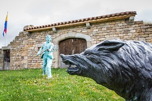 LA BETE DU GEVAUDAN, (48), LOZERE, REGION OCCITANIE, FRANCE 