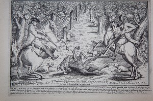 GRAVURE BETE DU GEVAUDAN 