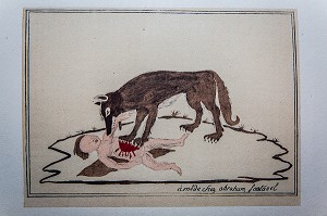GRAVURE BETE DU GEVAUDAN 