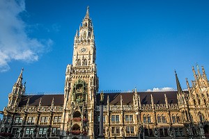 VILLE DE MUNICH, BAVIERE, ALLEMAGNE
