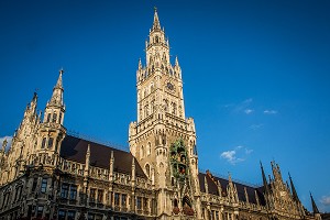 VILLE DE MUNICH, BAVIERE, ALLEMAGNE