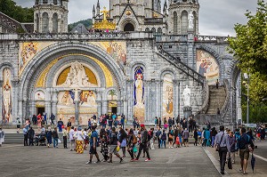 PELERINAGE DE LOURDES, (64) PYRENEES ATLANTIQUES, NOUVELLE AQUITAINE, FRANCE 