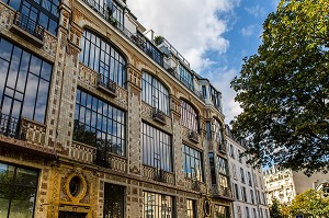 FACADE IMMEUBLE ART DECO, 31 RUE CAMPAGNE PREMIERE, PARIS, 14EME ARRONDISSEMENT, FRANCE, EUROPE 