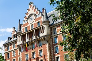 MAISON DES ETUDIANTS BELGES ET LUXEMBOURGEOIS, CITE INTERNATIONALE UNIVERSITAIRE DE PARIS, FONDATION BIERMANS LAPOTRE, PARIS, 14EME ARRONDISSEMENT, FRANCE, EUROPE 