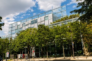 FONDATION CARTIER POUR L'ART CONTEMPORAIN, BOULEVARD RASPAIL, PARIS, 14EME ARRONDISSEMENT, FRANCE, EUROPE 