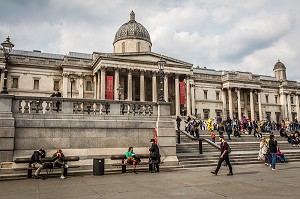 NATIONAL GALLERY, TRAFALGAR SQUARE, LONDRES, ANGLETERRE 