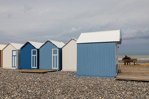 PLAGE DE CAYEUX SUR MER, (80) SOMME, PICARDIE, HAUTS-DE-FRANCE 