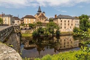 VILLAGE DE LA CELLE DUNOISE, (23) CREUSE, NOUVELLE AQUITAINE, FRANCE 