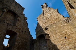 CHATEAU FORTERESSE MEDIEVALE DE CROZANT, (23) CREUSE, LIMOUSIN, NOUVELLE AQUITAINE, FRANCE 