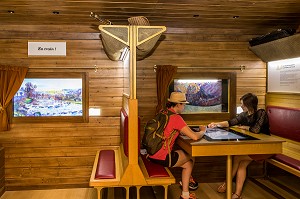 HOTEL LEPINAT, CENTRE D'INTERPRETATION DES PEINTRES DE LA VALLEE DE LA CREUSE, MUSEE INTERACTIF QUI JADIS HEBERGEAIT LES PEINTRES PAYSAGISTES, (23) CREUSE, LIMOUSIN, NOUVELLE AQUITAINE, FRANCE 