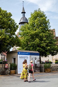 VILLAGE DE FRESSELINES OU CLAUDE MONET PLANTA SON CHEVALET, (23) CREUSE, NOUVELLE AQUITAINE, FRANCE 