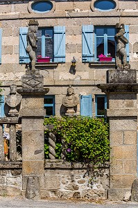 SCULPTURES, MAISON DU SCULPTEUR FRANCOIS MICHAUD, MASGOT, (23) CREUSE, LIMOUSIN, NOUVELLE AQUITAINE, FRANCE 