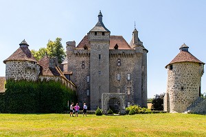 CHATEAU DE VILLEMONTEIX, SAINT-PARDOUX-LES-CARDS, (23) CREUSE, LIMOUSIN, FRANCE 