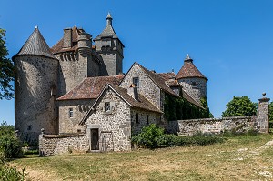 CHATEAU DE VILLEMONTEIX, SAINT-PARDOUX-LES-CARDS, (23) CREUSE, LIMOUSIN, FRANCE 