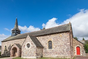 EGLISE DU GRAAL, TREHORENTEUC (35), BRETAGNE, FRANCE 