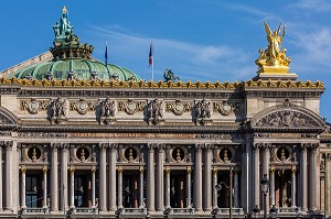 OPERA DE PARIS, OPERA GARNIER, PLACE DE L'OPERA, PARIS, 9 EME ARRONDISSEMENT, FRANCE, EUROPE 