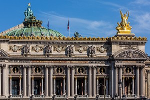 OPERA DE PARIS, OPERA GARNIER, PLACE DE L'OPERA, PARIS, 9 EME ARRONDISSEMENT, FRANCE, EUROPE 