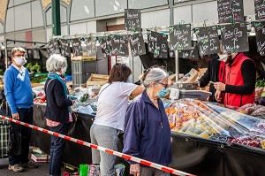 MARCHE DOMINICAL EMILE BERTRAND A SAINT MAURICE  VAL DE MARNE, IL DE FRANCE, FRANCE, EUROPE. 