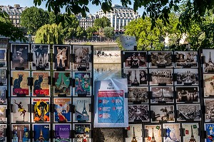 DECONFINEMENT, BOUQUINISTE PRES DE LA SAMARITAINE ET DU PONT NEUF, CORONAVIRUS, (75) PARIS, ILE DE FRANCE, FRANCE 