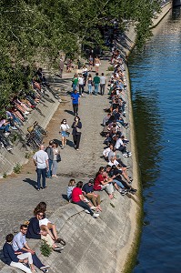 QUAIS DE SEINE, DECONFINEMENT, (75) PARIS, ILE DE FRANCE, FRANCE 