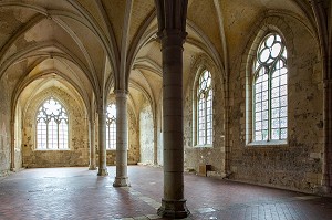 ABBAYE DE REIGNY, ANCIENNE ABBAYE CISTERCIENNE, VERMENTON, YONNE, BOURGOGNE, FRANCE 