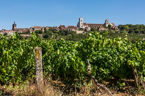 VILLAGE ET COLLINE ETERNELLE DE VEZELAY, VEZELAY, YONNE, BOURGOGNE, FRANCE 