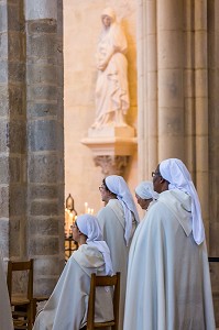 BASILIQUE SAINTE MARIE MADELEINE, VEZELAY, YONNE, BOURGOGNE, FRANCE 