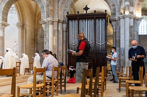 BASILIQUE SAINTE MARIE MADELEINE, VEZELAY, YONNE, BOURGOGNE, FRANCE 