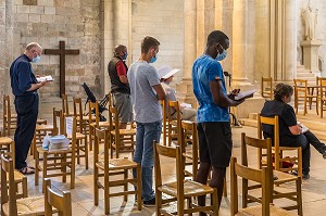 BASILIQUE SAINTE MARIE MADELEINE, VEZELAY, YONNE, BOURGOGNE, FRANCE 