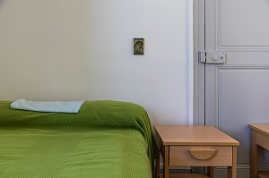 MAISON D'ACCUEIL DES PELERINS DE SAINT JACQUES DE COMPOSTELLE, VEZELAY, YONNE, BOURGOGNE, FRANCE 