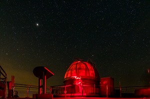 COUPOLE DE L'OBSERVATOIRE, PIC DU MIDI DE BIGORRE, BAGNERES DE BIGORRE, HAUTES PYRENEES, MIDI PYRENEES, OCCITANIE, FRANCE 