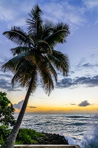 LEVER DE SOLEIL SUR LE MALECON DE SAINT DOMINGUE, SANTO DOMINGO, REPUBLIQUE DOMINICAINE 