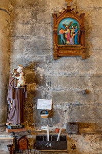 COLLEGIALE NOTRE DAME, HERMENT, (63) PUY DE DOME, AUVERGNE 