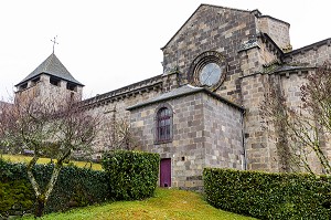 COLLEGIALE NOTRE DAME, HERMENT, (63) PUY DE DOME, AUVERGNE 