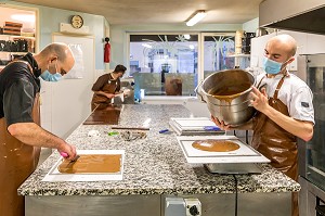 CHOCOLATERIE COLOMBET, PONTGIBAUD, (63) PUY DE DOME, AUVERGNE 