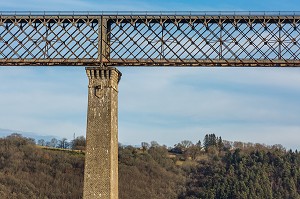 VIADUC DES FADES, LES ANCIZES COMPS, (63) PUY DE DOME, AUVERGNE 