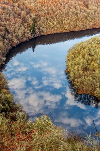 MEANDRE DE QUEUILLE, (63) PUY DE DOME, AUVERGNE 