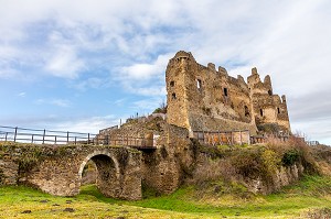 CHATEAU ROCHER, SAINT REMY DE BLOT, COMBRAILLES, (63) PUY DE DOME, AUVERGNE 