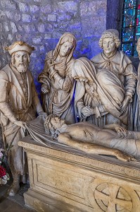 MISE AU TOMBEAU DU CHRIST, BASILIQUE SAINT REMI, REIMS, MARNE, REGION GRAND EST, FRANCE