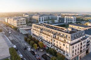 GARE RER VAL D'EUROPE, PLACE D'ARIANE, CHESSY, VAL D'EUROPE, MARNE LA VALLEE, SEINE ET MARNE (77), FRANCE, EUROPE 