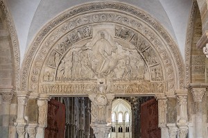 TYMPAN, BASILIQUE SAINTE MARIE MADELEINE, VEZELAY (89) YONNE, BOURGOGNE 