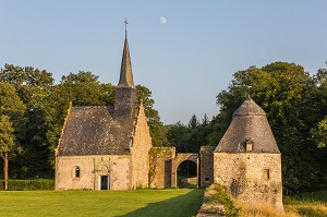 CHATEAU DE BOURGON, MONTOURTIER, (53) MAYENNE, PAYS DE LA LOIRE 