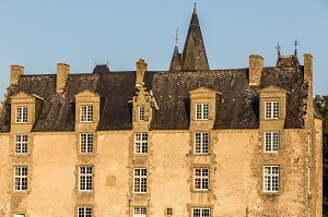 CHATEAU DE BOURGON, MONTOURTIER, (53) MAYENNE, PAYS DE LA LOIRE 