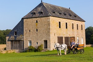 CHATEAU DE BOURGON, MONTOURTIER, (53) MAYENNE, PAYS DE LA LOIRE 