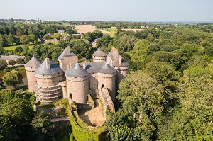 CHATEAU FORT DE LASSAY, LASSAY LES CHATEAUX, (53) MAYENNE, PAYS DE LA LOIRE 