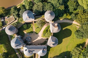 CHATEAU FORT DE LASSAY, LASSAY LES CHATEAUX, (53) MAYENNE, PAYS DE LA LOIRE 