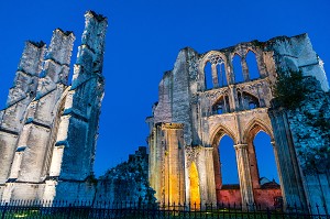 RUINES DE L'ABBAYE SAINT BERTIN, SAINT OMER, (62) PAS-DE-CALAIS, FRANCE 