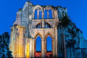 RUINES DE L'ABBAYE SAINT BERTIN, SAINT OMER, (62) PAS-DE-CALAIS, FRANCE 