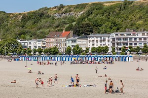 PLAGE DE BOULOGNE SUR MER, (62) PAS-DE-CALAIS, FRANCE 